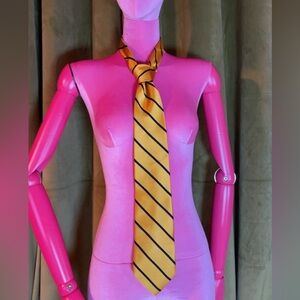 Paul Fredrick Yellow & Blue Tie